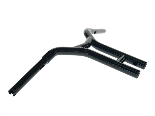 12in. x 1-1/4in. Cali Straight T-Bar Handlebar – Gloss Black.