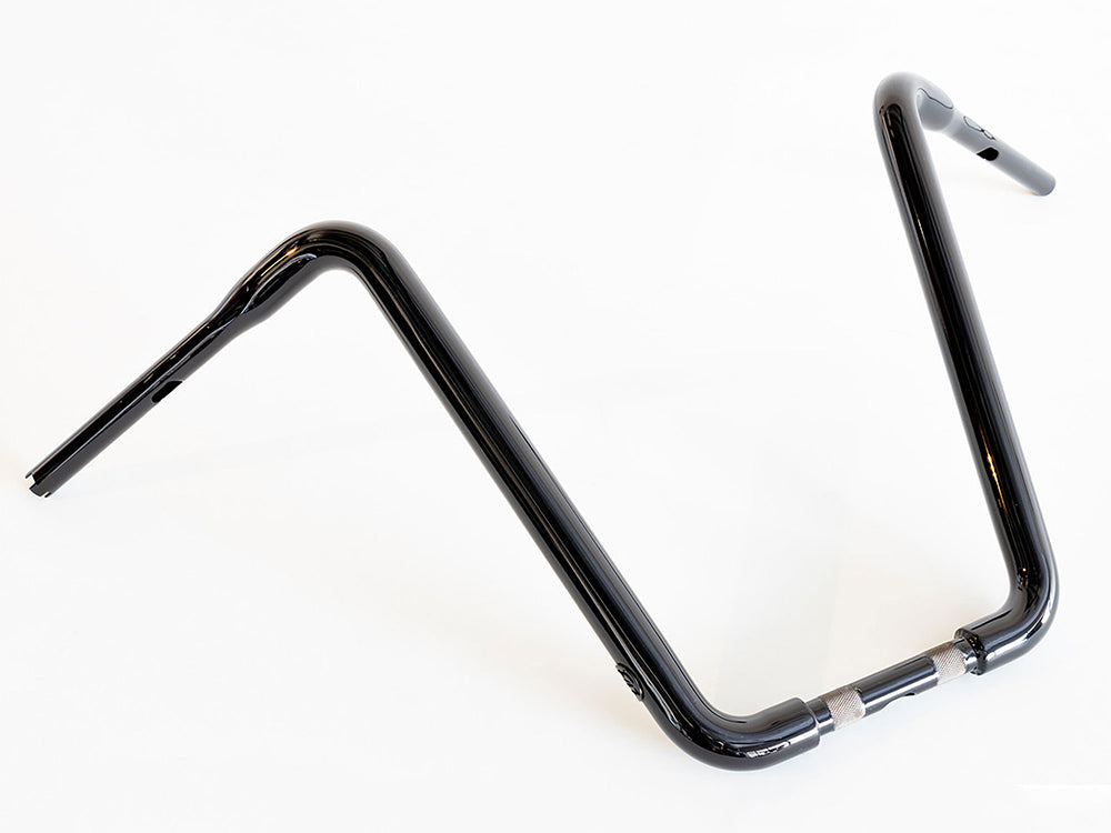 18in. x 1-1/2in. Royal Handlebar – Gloss Black.