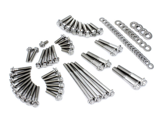 ARP 12 Point Primary & Transmission Fastener Show Bike Kit. Fits Softail 2018up.