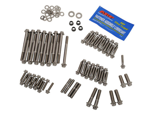 ARP 12 Point Engine Fastener Show Bike Kit. Fits Softail 2018up.