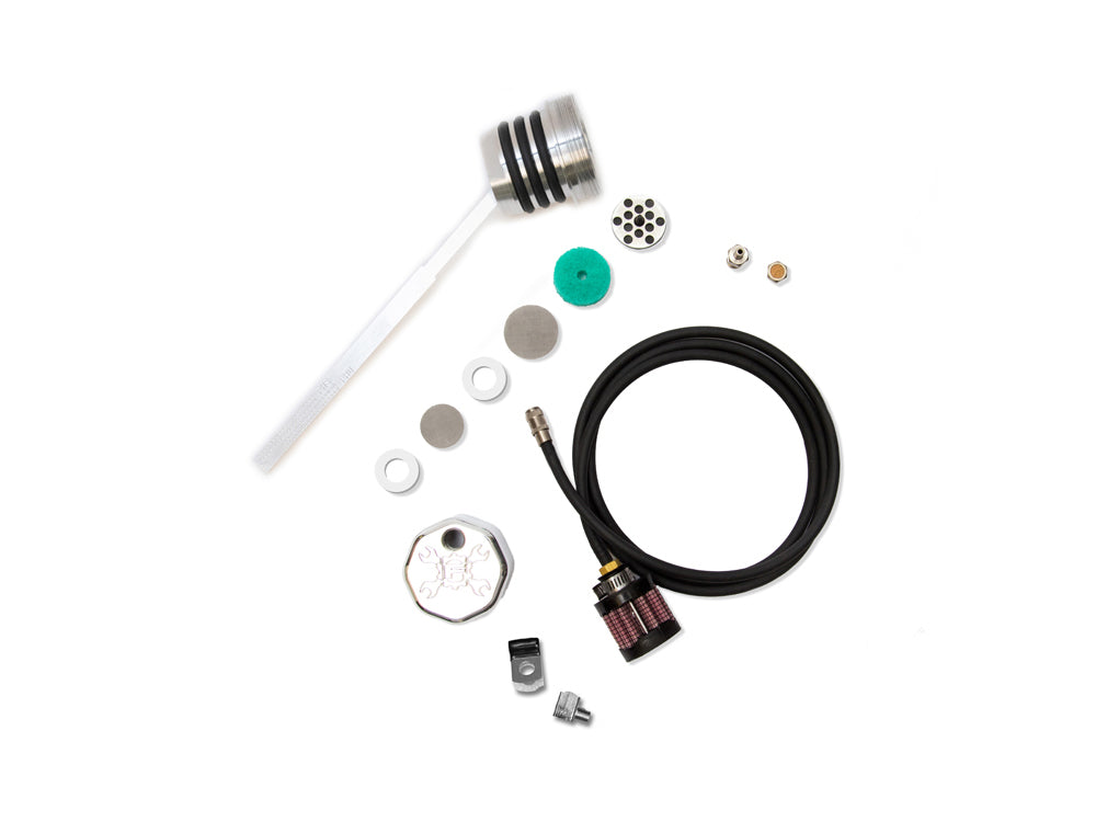 Vented Dipstick – Polished. Fits Dyna 1999-2005.