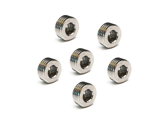 ‘Short’ Motor Case Drain Plug – Pack 6. Fits Twin Cam 1999-2017 and Milwaukee-Eight 2017up.