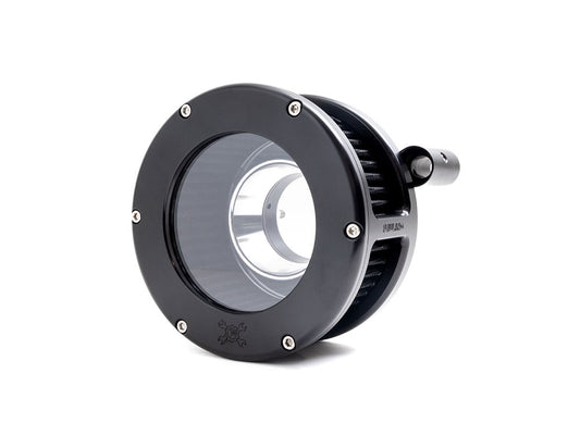 BA Air Cleaner Kit – Black with Clear Cover. Fits Touring 2008-2016, Softail 2016-2017, CVO Softail 2011-2017 & Dyna Low Rider S 2016-2017 with Throttle-by-Wire