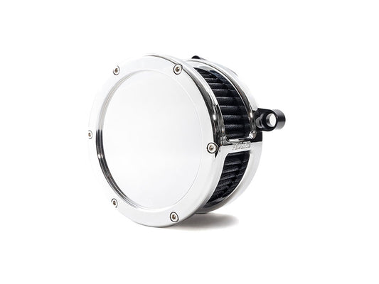 BA Air Cleaner Kit – Chrome with Solid Cover. Fits CVO Touring 2023up, Street Glide & Road Glide 2024up, Touring 2025up & Softail 2025up