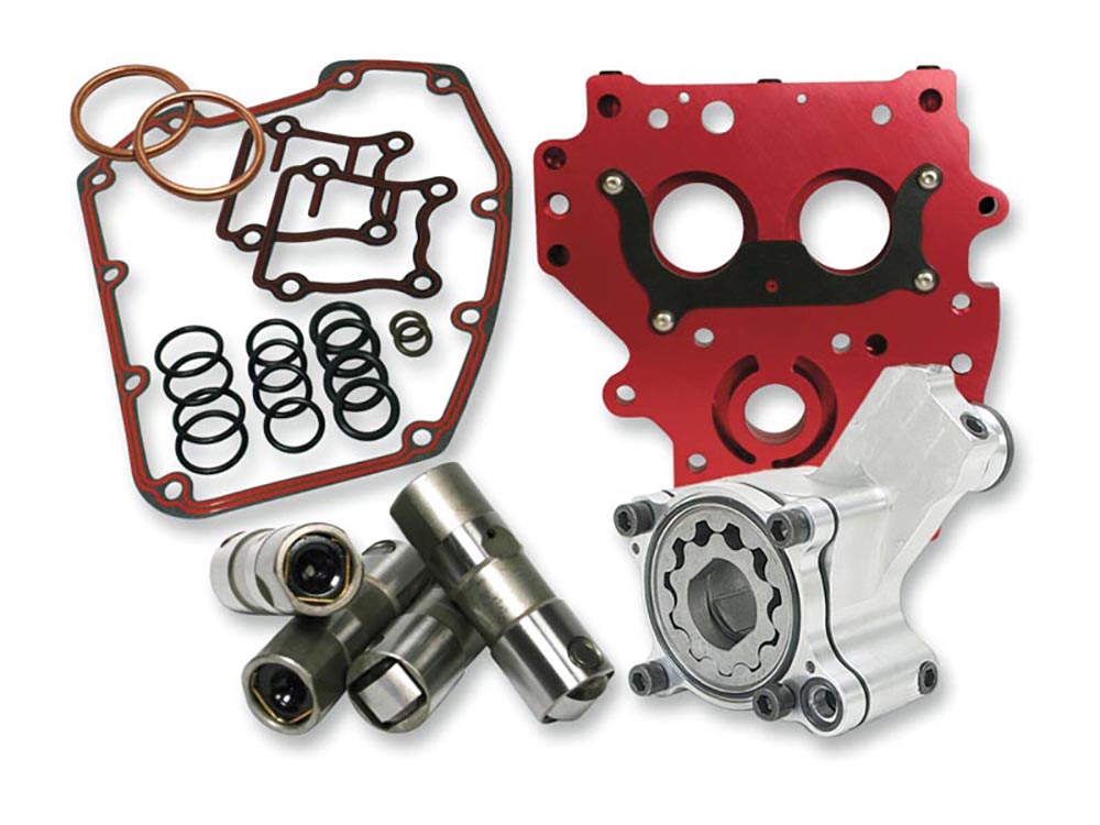 HP+ Oiling System. Fits Dyna 1999-2005, Touring 1999-2006 & Softail 2000-2006 With Gear Drive Cams