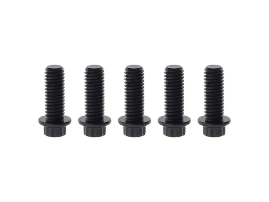 Rear Disc Rotor Bolts – Black 12 Point ARP. Fits H-D Big Twin 1997up & Sportster 1997-2021