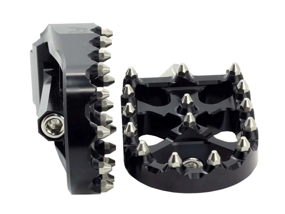 V3 MX Footpegs with HD Male Mount – Black.
