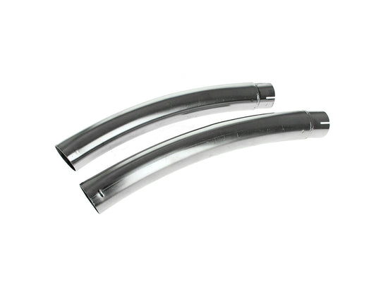 Quiet Mufflers for Sharp Curve Radius Exhaust with No Cross-Over Chamber. Fits Kawasaki Vulcan 900 2006up & Victory 2008-2017