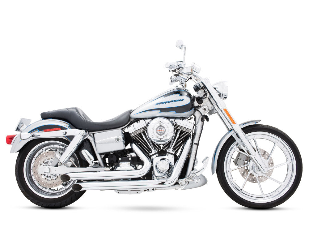 Declaration Turnouts Exhaust – Chrome. Fits Dyna 1991-2005.