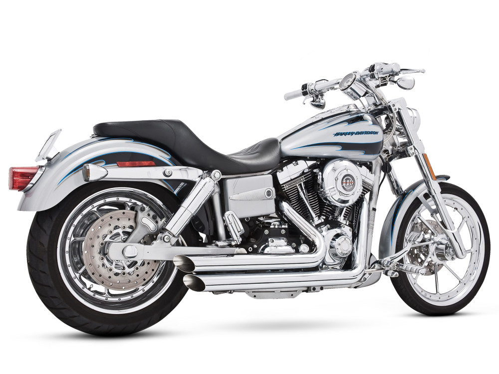 Amendment Exhaust – Chrome. Fits Dyna 2006-2017.