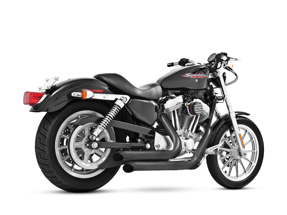 Declaration Turnouts Exhaust – Black. Fits Sportster 2004-2021