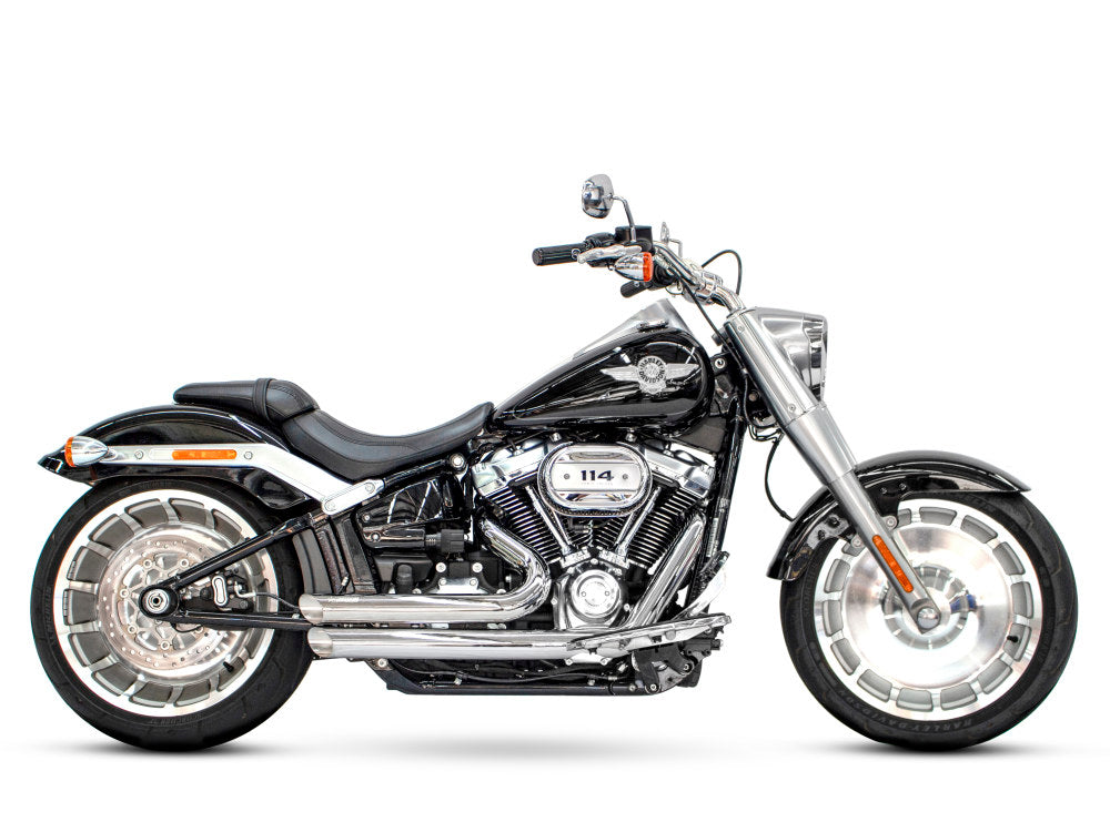 Amendment Exhaust – Chrome. Fits Softail 2018up.