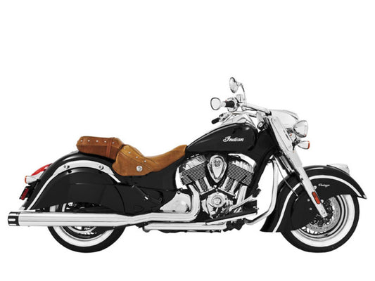 True Dual Headers – Chrome. Fits Indian Tourer 2014up.