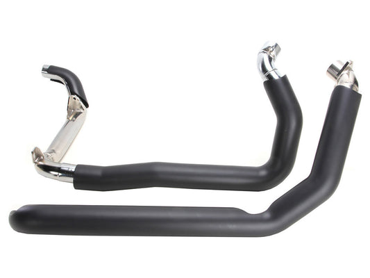 True Dual Headers – Black. Fits Indian Tourer 2014up.