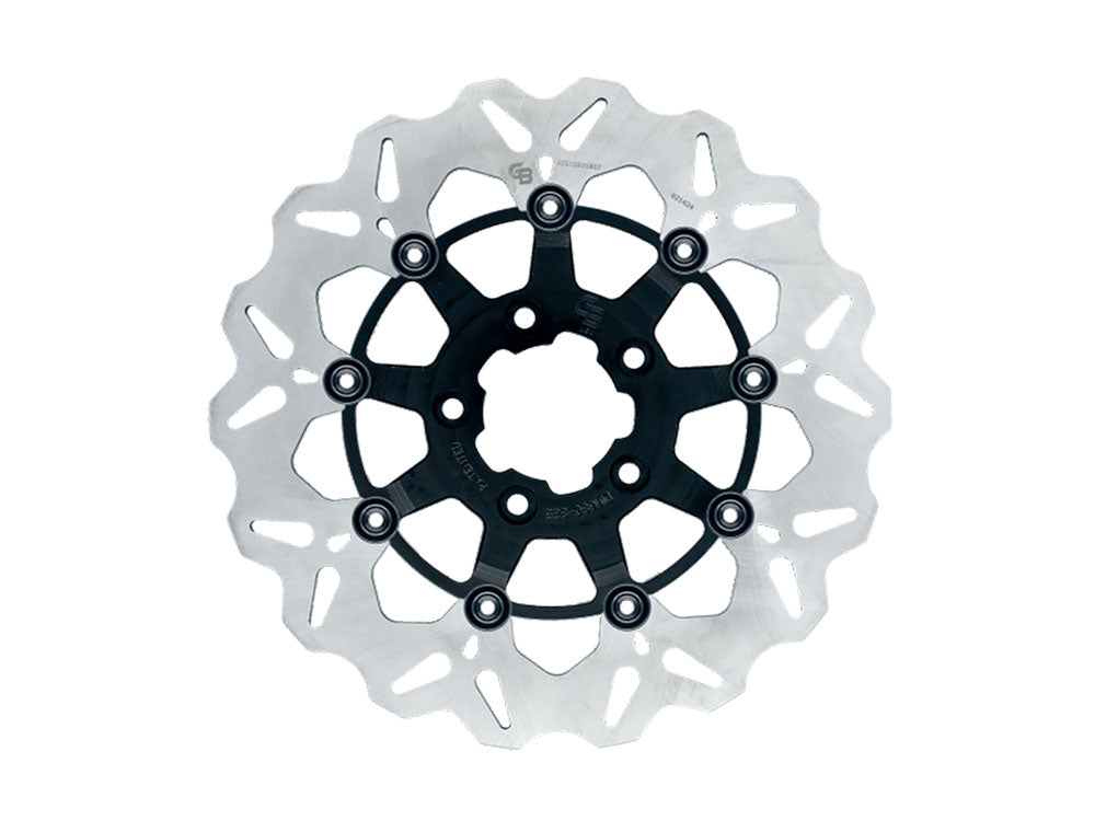 12.6in. Front Wave Floating Disc Rotor – Contrast Cut. Fits Pan America 2021up with Spoke Wheel & CVO Touring 2023up