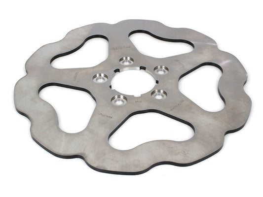 11.5in. Rear Solid Mount Wave Disc Rotor. Fits Big Twin 2000up & Sportster 2000-2010.