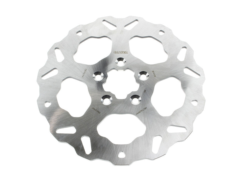 11.5in. Rear Solid Mount Wave Disc Rotor. Fits Big Twin & Sportster 1984-1999.