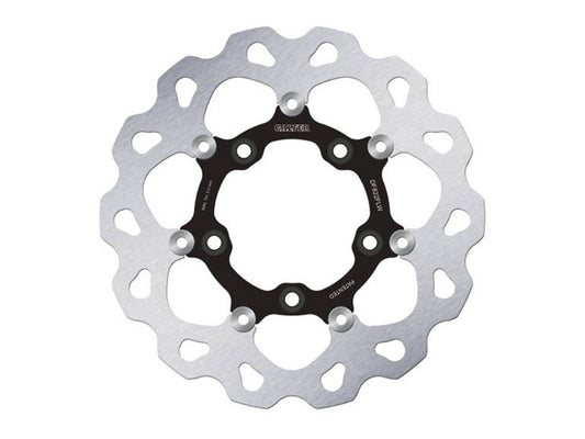 11.8in. Rear Floating Wave Disc Rotor – Black. Fits V-Rod 2006-2017.