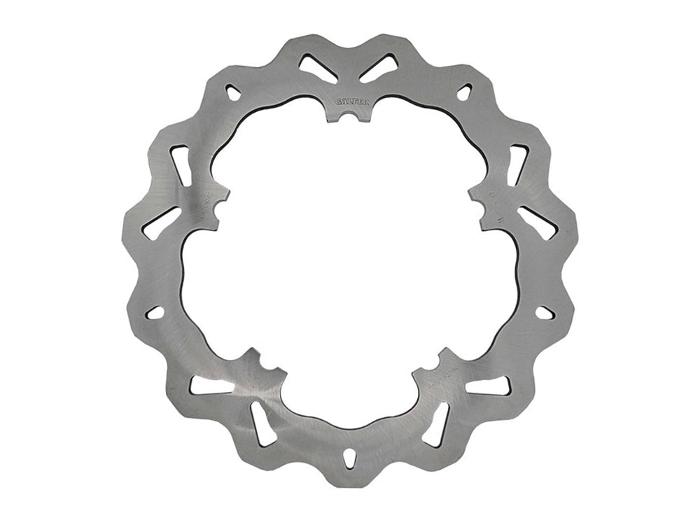 11.5in. Front Wave Disc Rotor – Stainless Steel. Fits V-Rod 2002-2005 Models with OEM Cast Wheel.