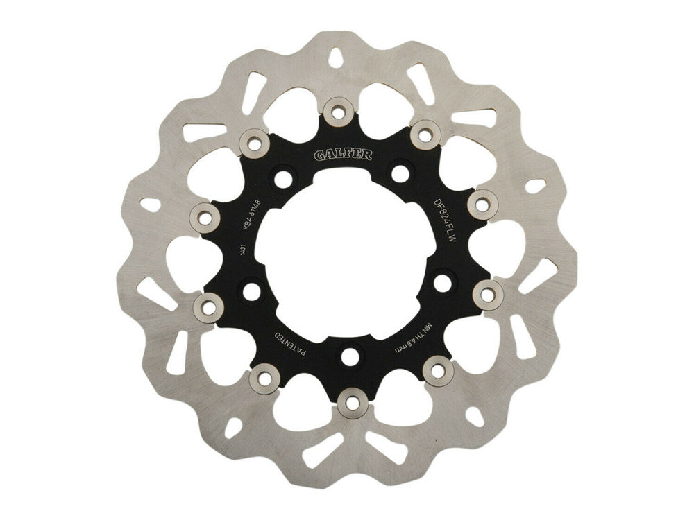 11.5in. Rear Floating Wave Disc Rotor – Black. Fits V-Rod 2002-2005.