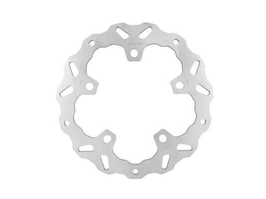 12.6in. Front Wave Disc Rotor – Stainless Steel. Fits Touring 2024up with OEM Wheel and Spoke Mounted 320mm Rotors.