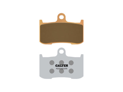 Z-Plus Brake Pads. Fits Rear on Softail 1987-2007 with Performance Machine Integrated Caliper.