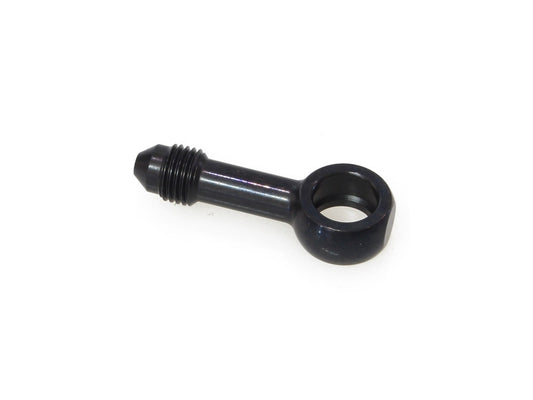 Black 3/8in. ID, 180 Degree Banjo. Fits Hide-A-Line Micro Line.