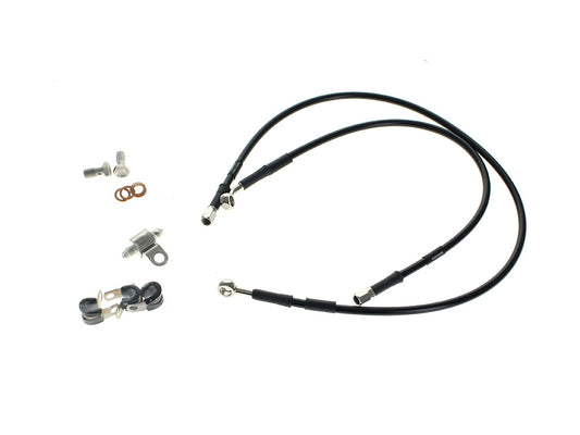 Rear Brake Line – Black. Fits FX Softail 1987-1999