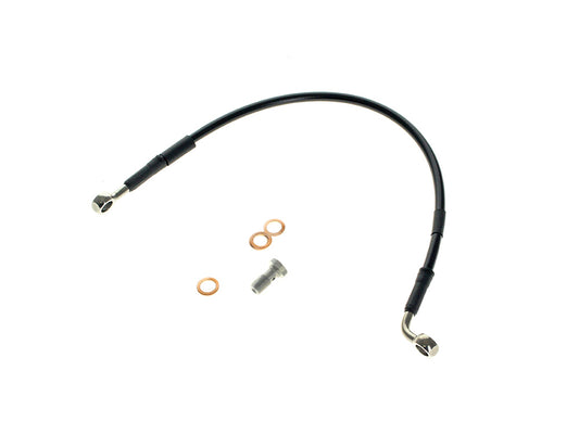 Rear Brake Line – Black. Fits Dyna 2008-2011