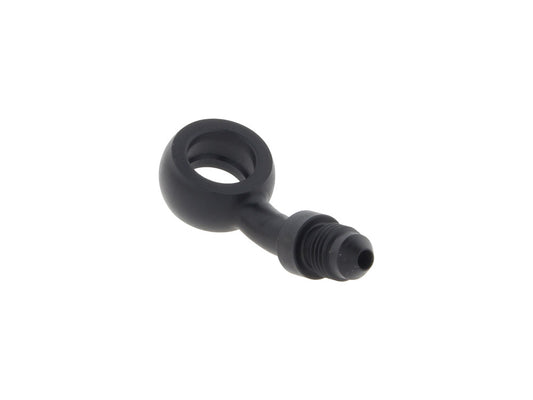 Black True 12mm ID, 20 Degree Banjo – Male #3 End.