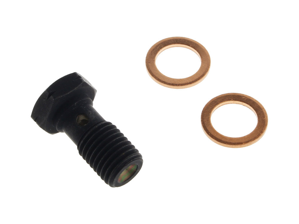 10mm M10 x 1.25 Banjo Bolt – Black.