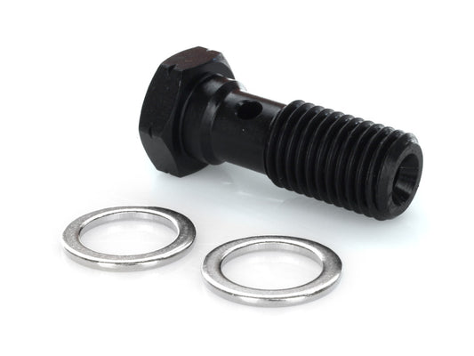 12mm M12 x 1.50 Banjo Bolt – Black.