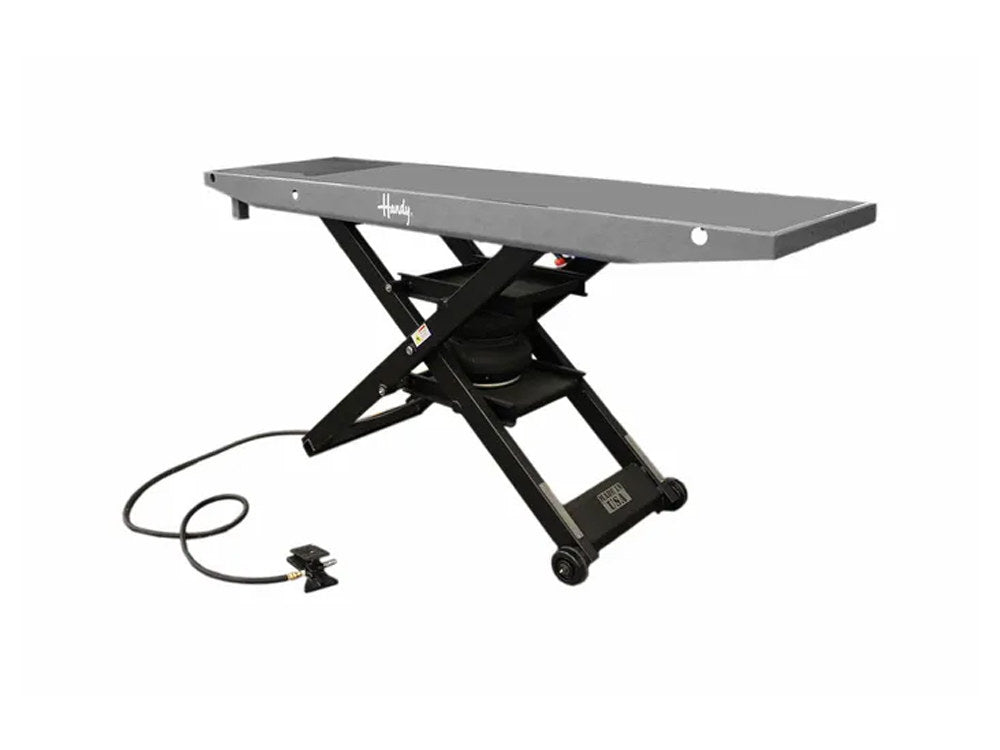 S.A.M. Bike Lift with Lifting Capacity of 1200 lbs & 24in. x 84in. Deck – Gray.