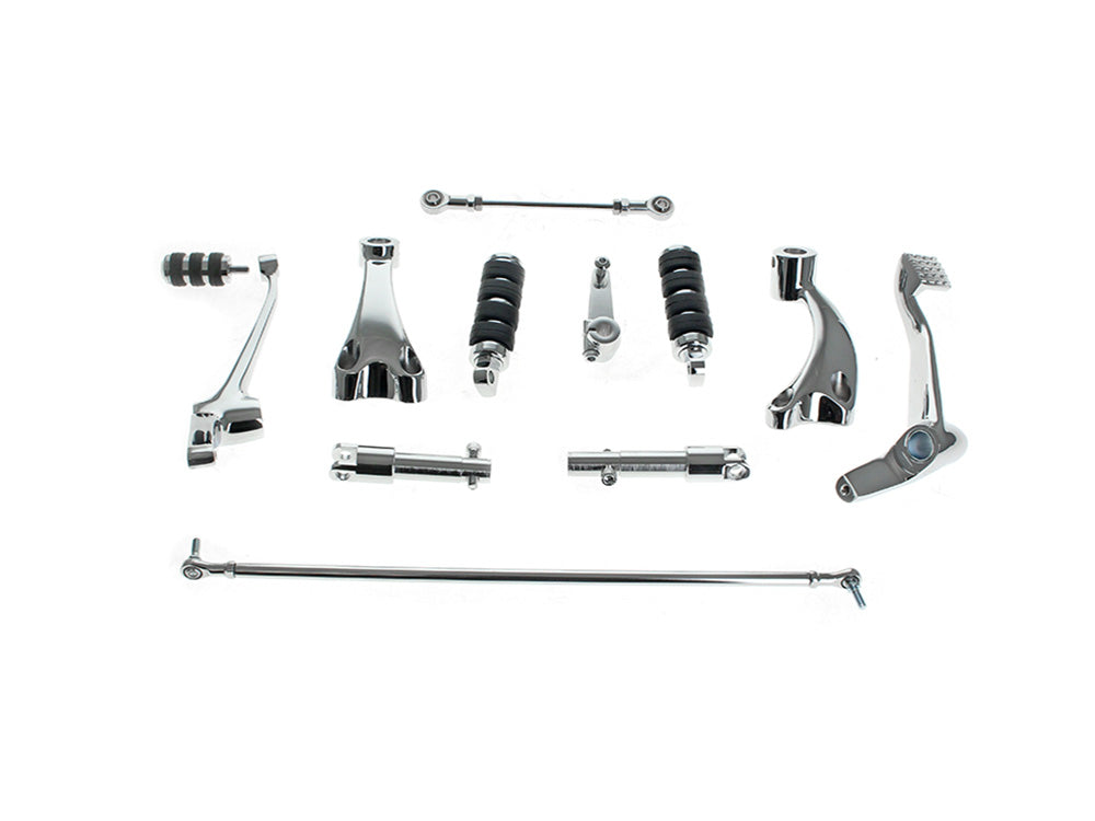 Forward Controls – Chrome. Fits Sportster 2004-2013
