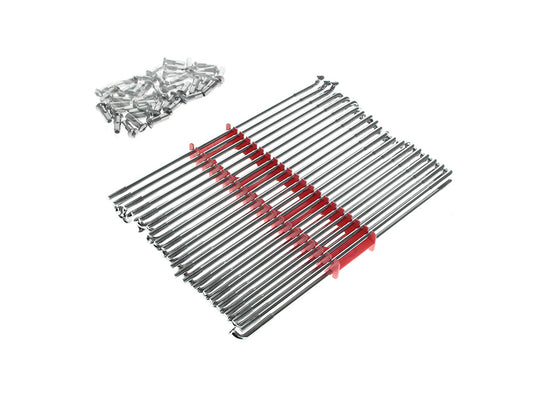 21in. Spokes – Chrome. Fits Original Style H-D Drop Center Rims when used in conjunction with 1936-1996 H-D style Wide Glide Front Hub.