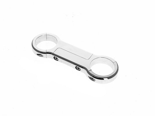 39mm Billet Aluminium Mind Glide Fork Brace – Chrome. Fits Dyna 1991-2005, FXR 1987-1994 & Most Sportster 1987-2021
