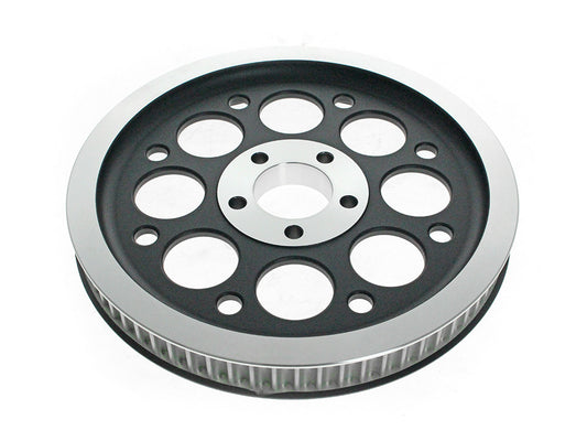 70 Tooth x 1-1/8in. Rear Pulley – Black. Fits Dyna 2000-2005
