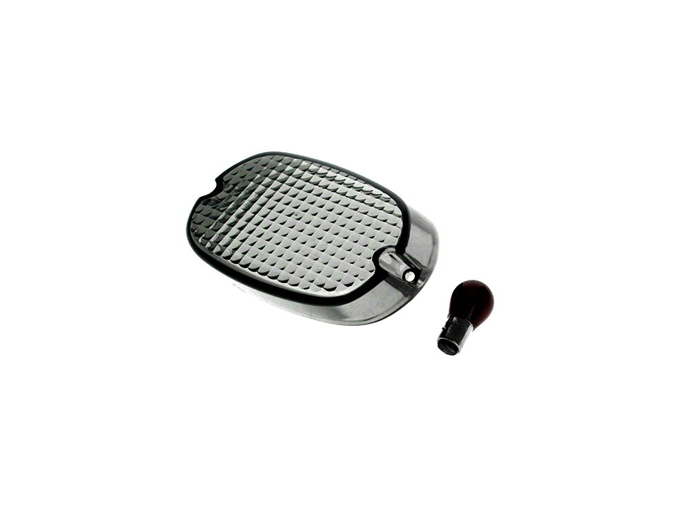 Taillight Lens – Smoke Low Profile. Fits most Big Twin & Sportster 1973-1998.