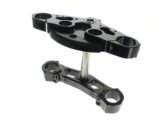 7 Degree X23 Raked Triple Tree Kit – Black.  Fits Street Glide & Road Glide 2024up with 23in. Wheel Upgrade.