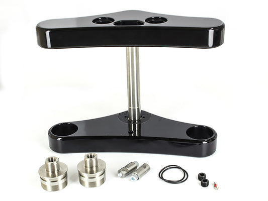 3 Degree Raked Wide Glide Conversion Triple Tree Kit – Black. Fits Rocker 2008-2010.