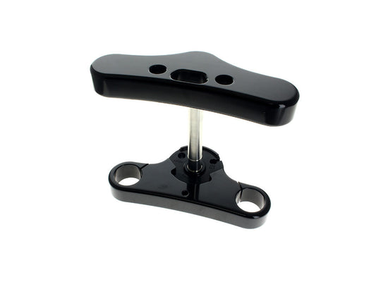 5 Degree Raked Wide Glide Triple Tree Kit – Black. Fits Breakout 2018up.