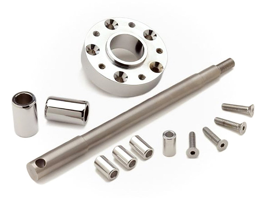 Wide Glide Conversion Hardware Kit – Chrome. Fits Sportster & Dyna 1995-1999.