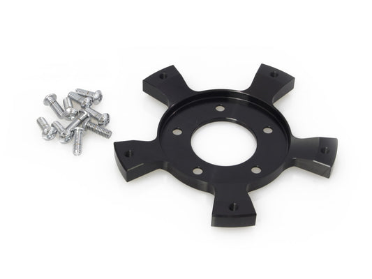 Rotor Adaptor. Adapts OEM Five Spoke Mount Rotors on to Hub Mount Rotor Wheels – Black. Fits Most Touring 2014-2023