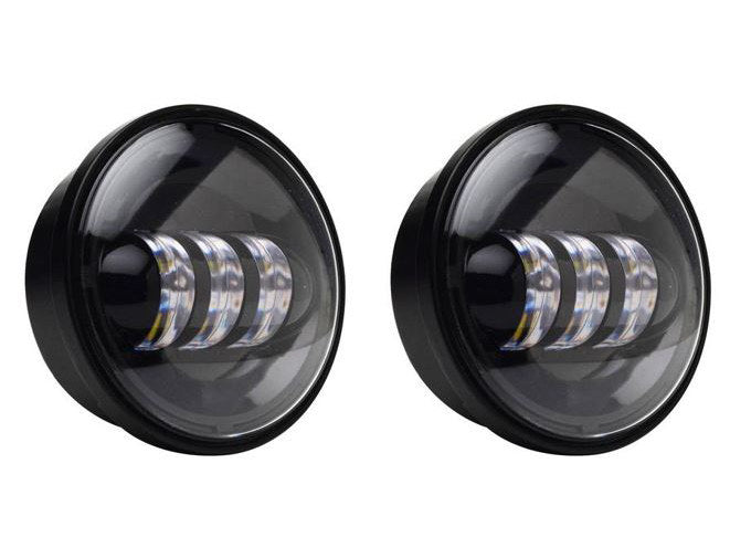 4-1/2in. LED Passing Lamp Inserts – Black.