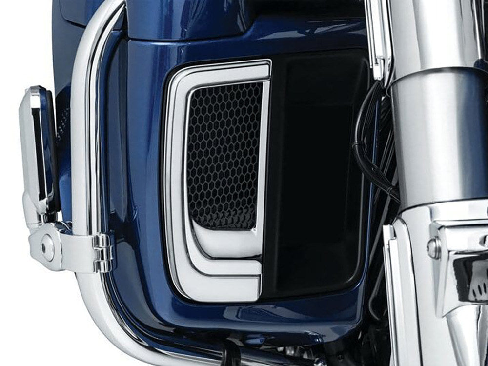 FusionFX Lower Fairing LED Lights – Chrome. Fits Touring 2014up with Lower Fairing