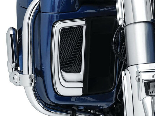 FusionFX Lower Fairing LED Lights – Chrome. Fits Touring 2014up with Lower Fairing