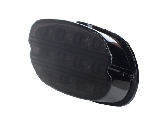 Low Profile LED Taililight with Smoke Lens. Fits most Big Twin & Sportster 2000up.