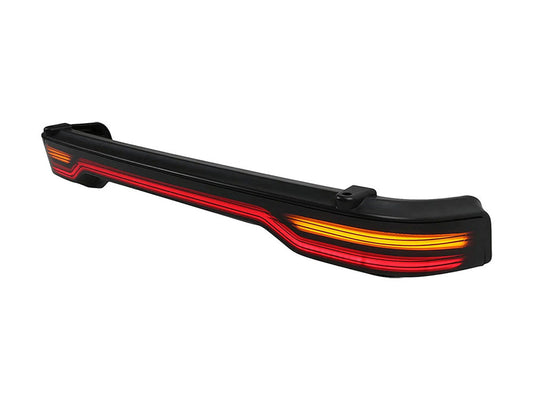 Tour Pak Light Bar – Amber Turn, Red Run/Brake, Black Housing, Smoke Lens. Fits Touring 2014up.