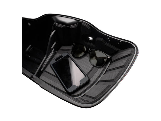 Ryt-There Saddle Bag Shelf – Charcoal. Fits Touring 2005-2013 Left & Right Bags.