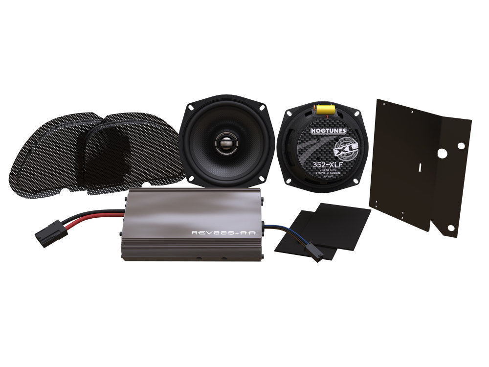 Hogtunes XL, 225 Watt Amp x 2 Speaker Kit. Fits Road Glide 1998-2013.